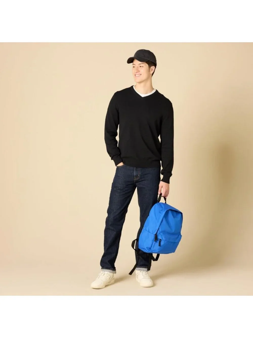 Cozy Men's Regular Fit Cotton V-Neck Pullover Sweater - Big & Tall Options